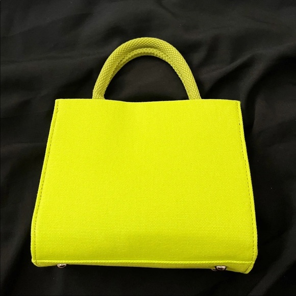 Brandon Blackwood Lime Green Canvas ESR Tote - Picture 4 of 10